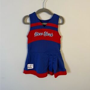 Girls NY Giants Cheer Dress Size 18 months